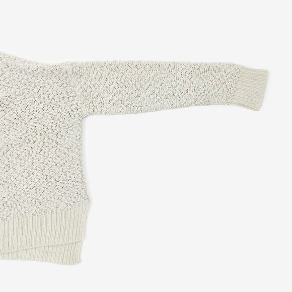 Young Fabulous & Broke Popcorn Knit Hoodie Sweater Small Cream Clean Girl Comfy - Picture 10 of 15